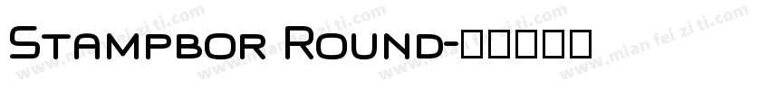 Stampbor Round字体转换